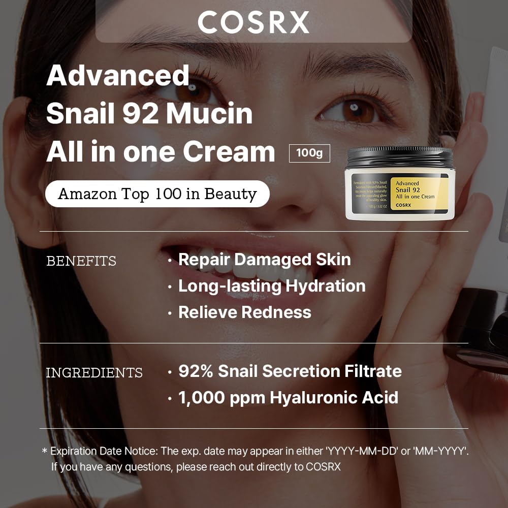 COSRX Advanced Snail 92 Gesichtscreme All in one Cream 100 g