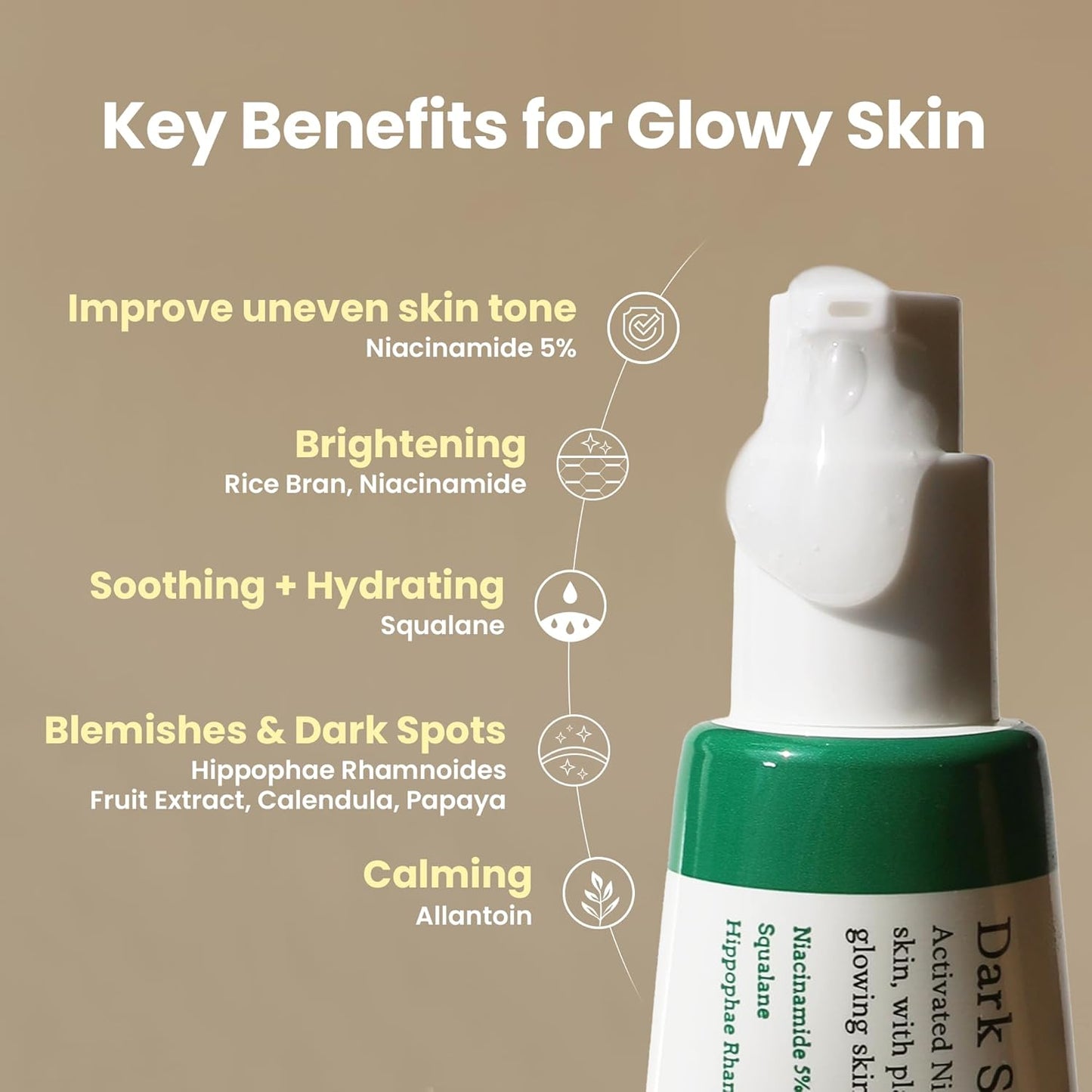 Axis-Y Dark Spot Correcting Glow Serum Brightens & Moisturizes - 50ml