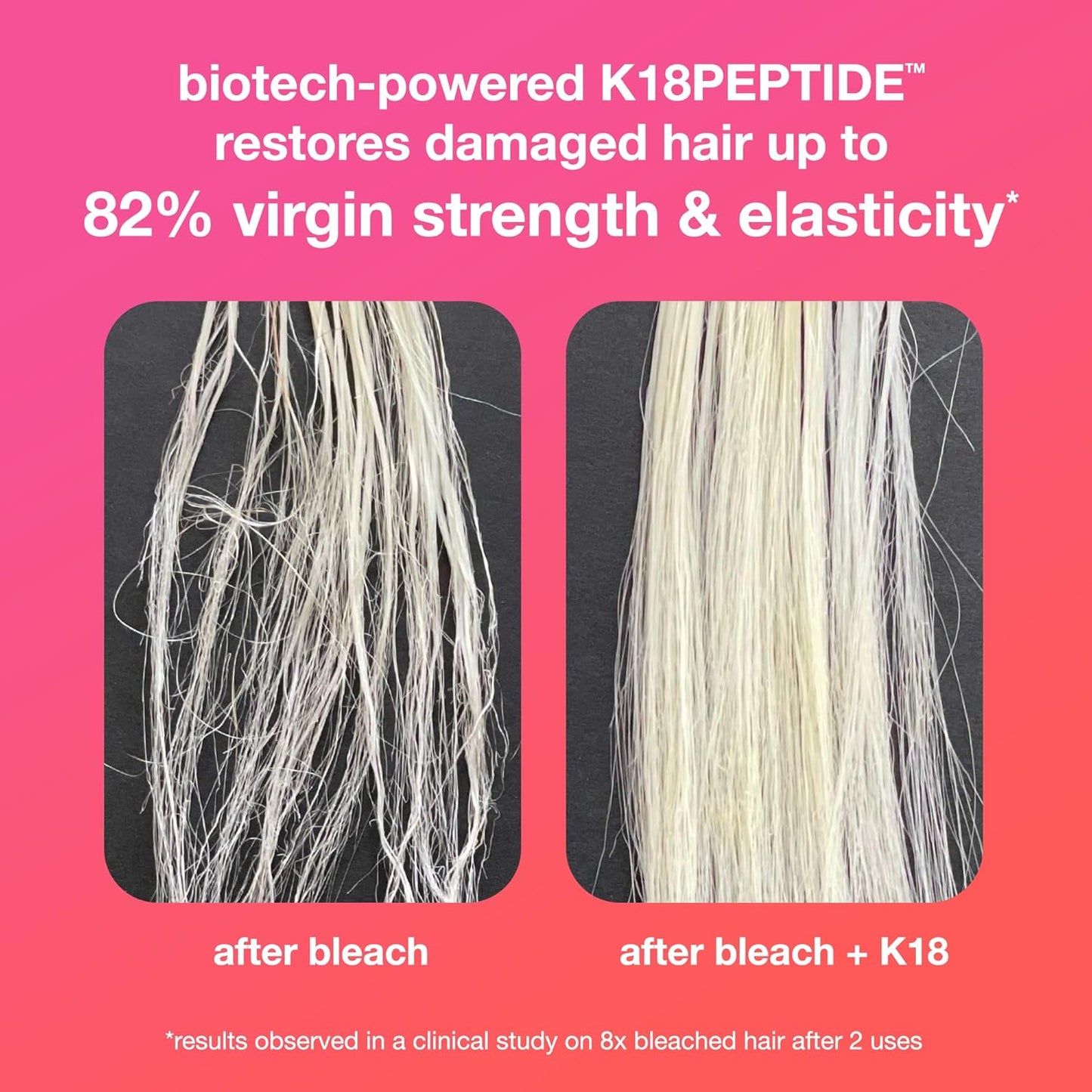K18 Leave-In Molecular Repair Hair Mask Pflege ohne Spülung für sehr trockenes und geschädigtes Haar 50 ml