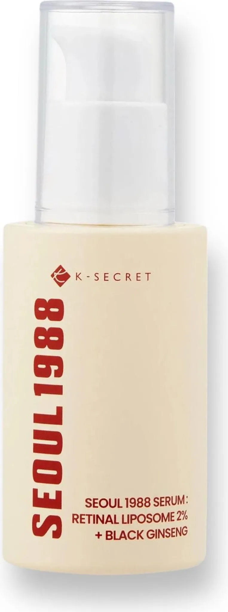 K-Secret Seoul 1988 Serum: Retinal Liposome 2% + Black Ginseng (30 ml)