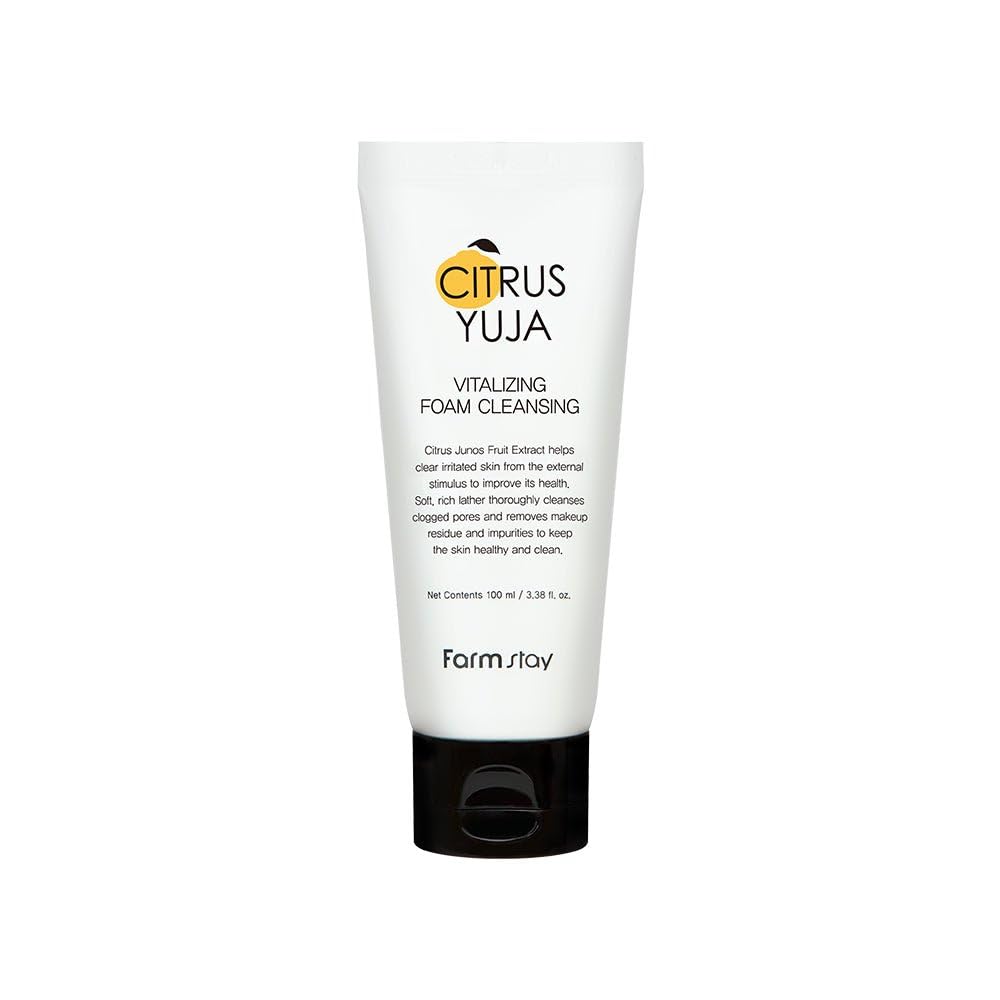 FarmStay Citrus Yuja Erfrischender Reinigungsschaum, 100 ml