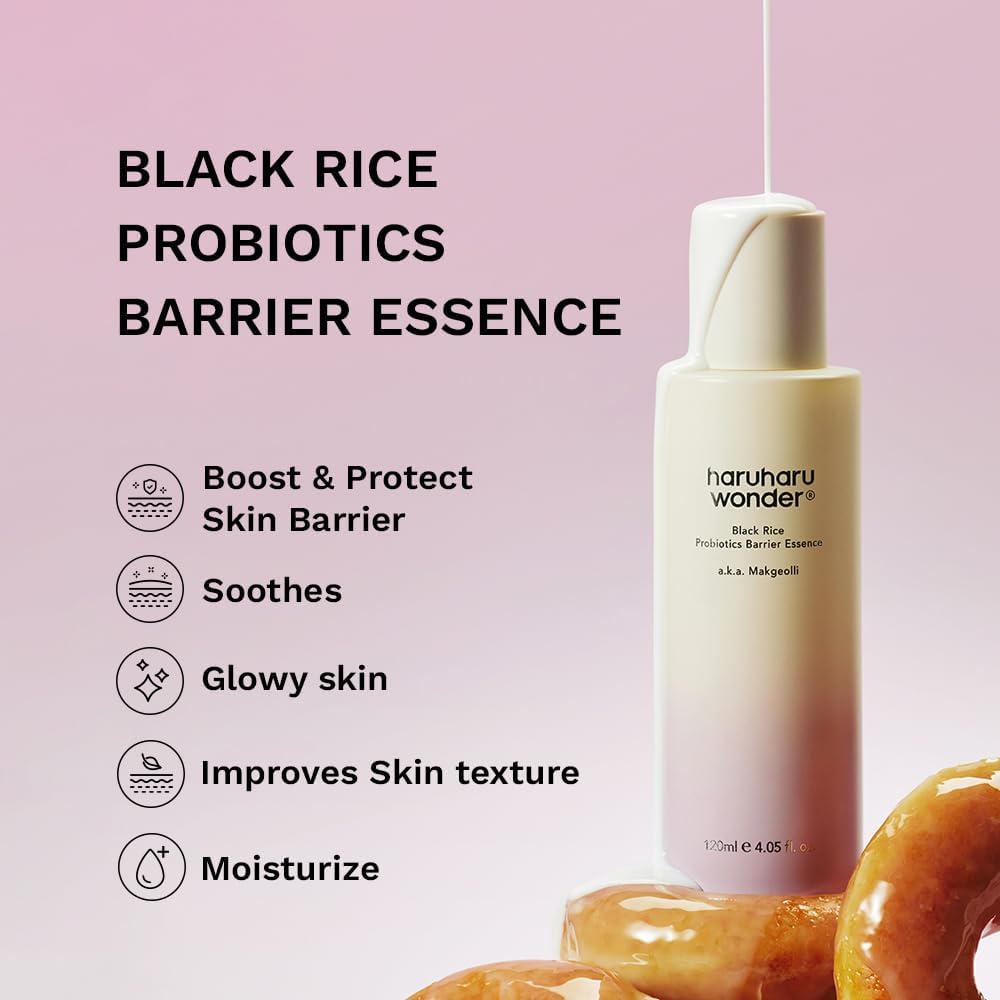 Haruharu Wonder Black Rice Probiotics Barrier Essence 1.01 fl. oz. 30ml
