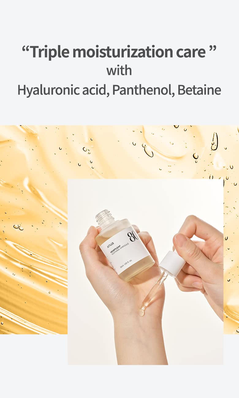 Anua – Heartleaf 80 % Moisture Soothing Ampoule 30 ml