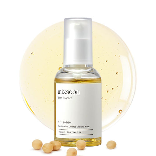 mixsoon Bean Essence 50ml Serum - Feuchtigkeitsspendend - Essenz-Serum für natürliche Haut, 50 ml