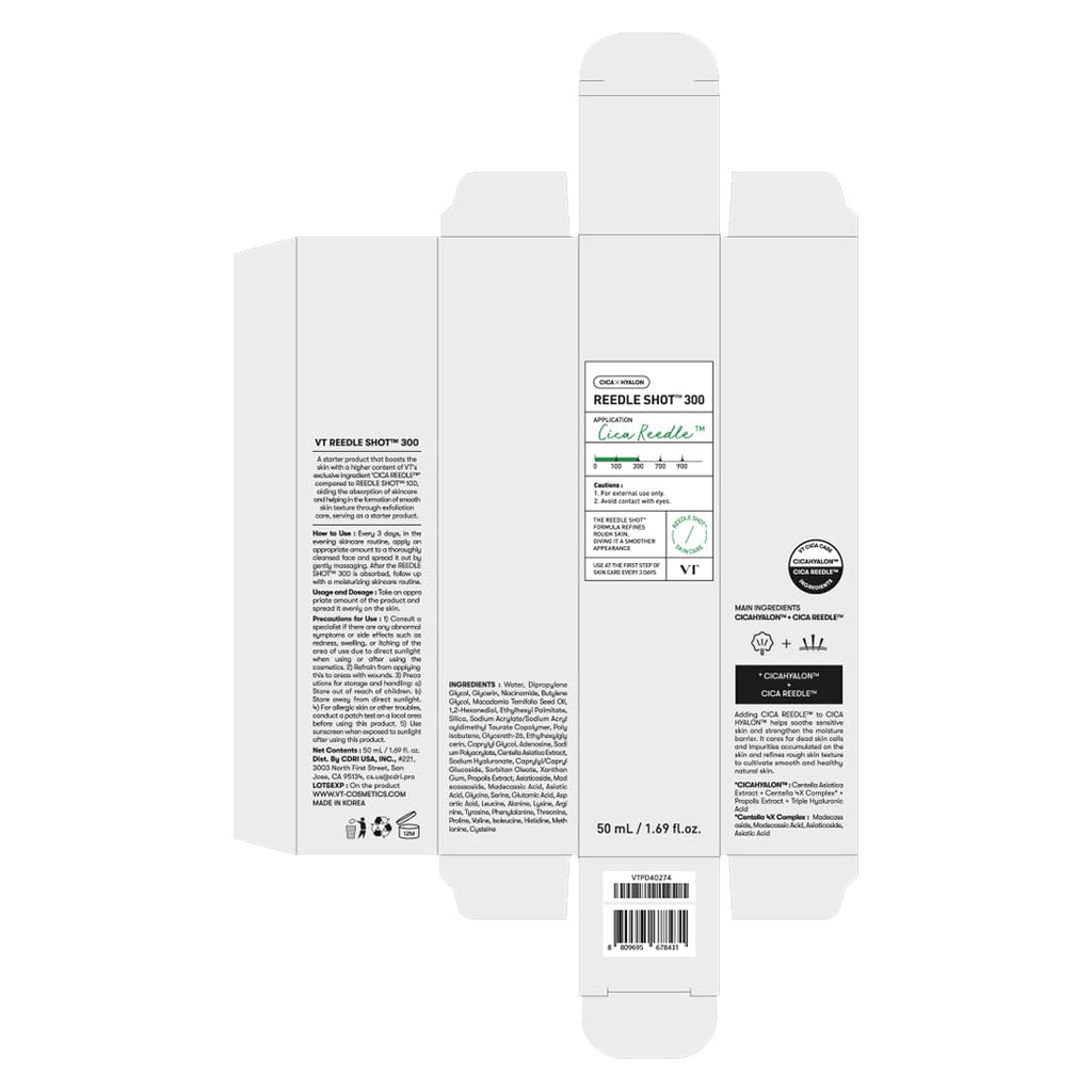 VT Cosmetics Reedle Shot 300 Microneedling Serum 50 ml