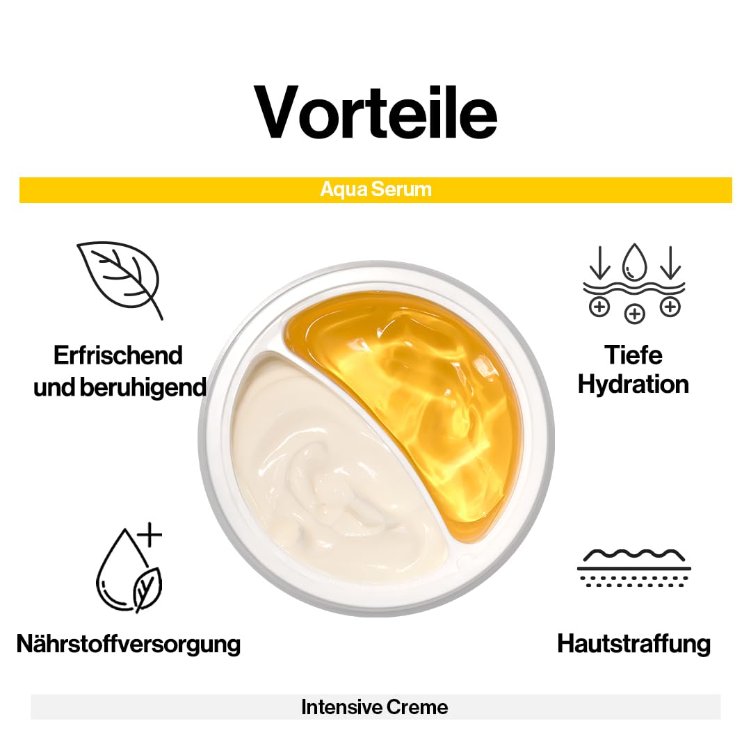 d'Alba Italian weißer Trüffel Double Serum & Cream, 2-in-1-Intensivpflege 70g