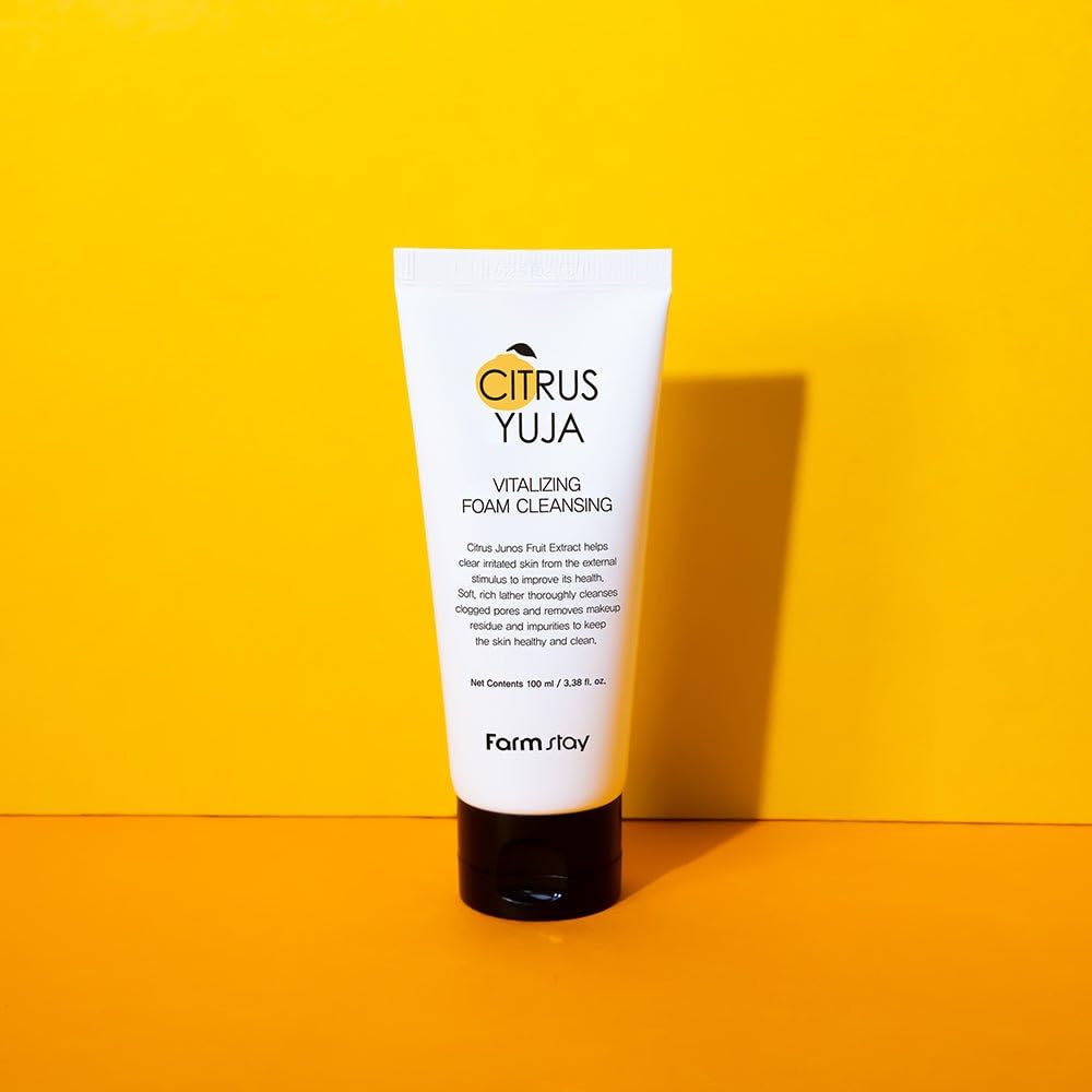 FarmStay Citrus Yuja Erfrischender Reinigungsschaum, 100 ml