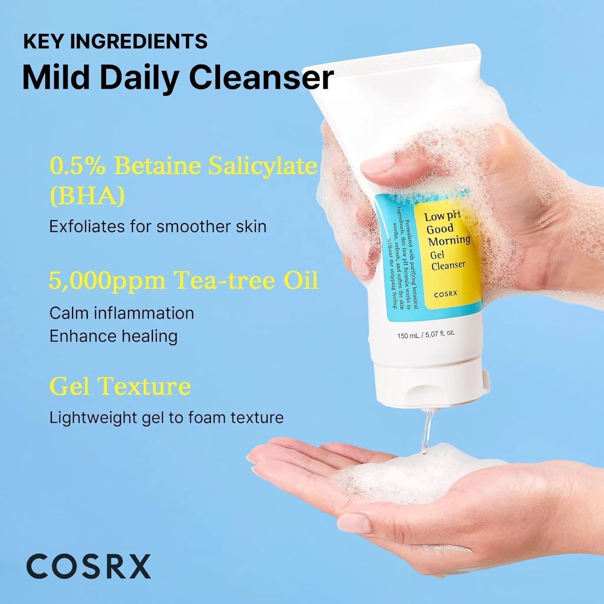 COSRX Low pH Good Morning Gel Cleanser (150 ml)