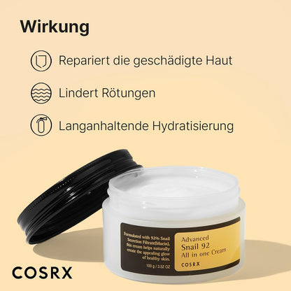 COSRX Advanced Snail 92 Gesichtscreme All in one Cream 100 g