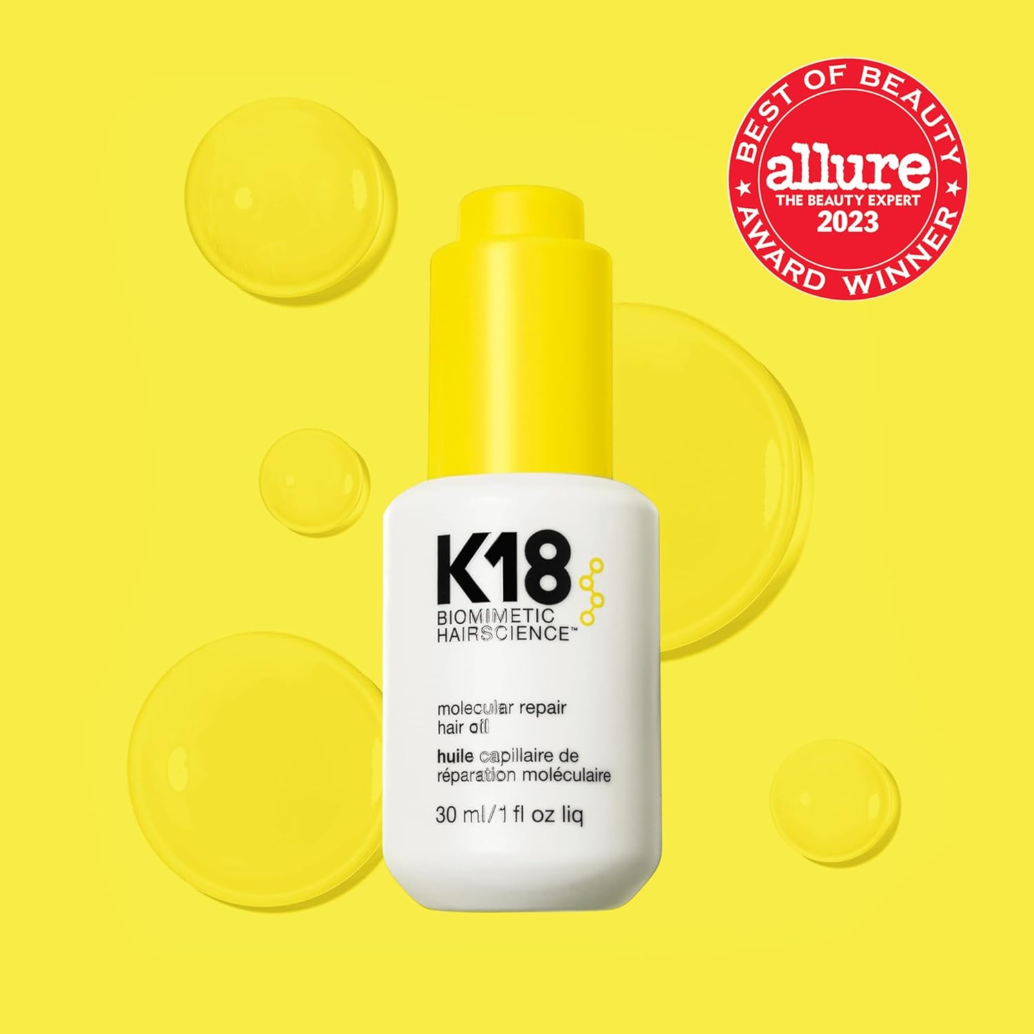 K18 Molecular Repair Hair Oil Haaröl für stark geschädigtes Haar 30 ml