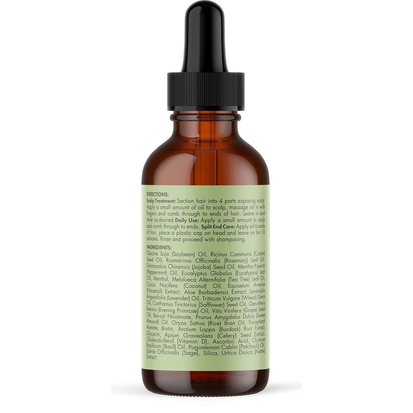 Mielle Organics Mielle Rosemary Mint Kopfhaut- und Haarstärkungsöl für gesundes Haarwachstum, 2 oz 59 ml
