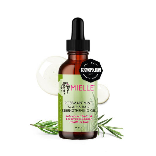 Mielle Organics Mielle Rosemary Mint Kopfhaut- und Haarstärkungsöl für gesundes Haarwachstum, 2 oz 59 ml