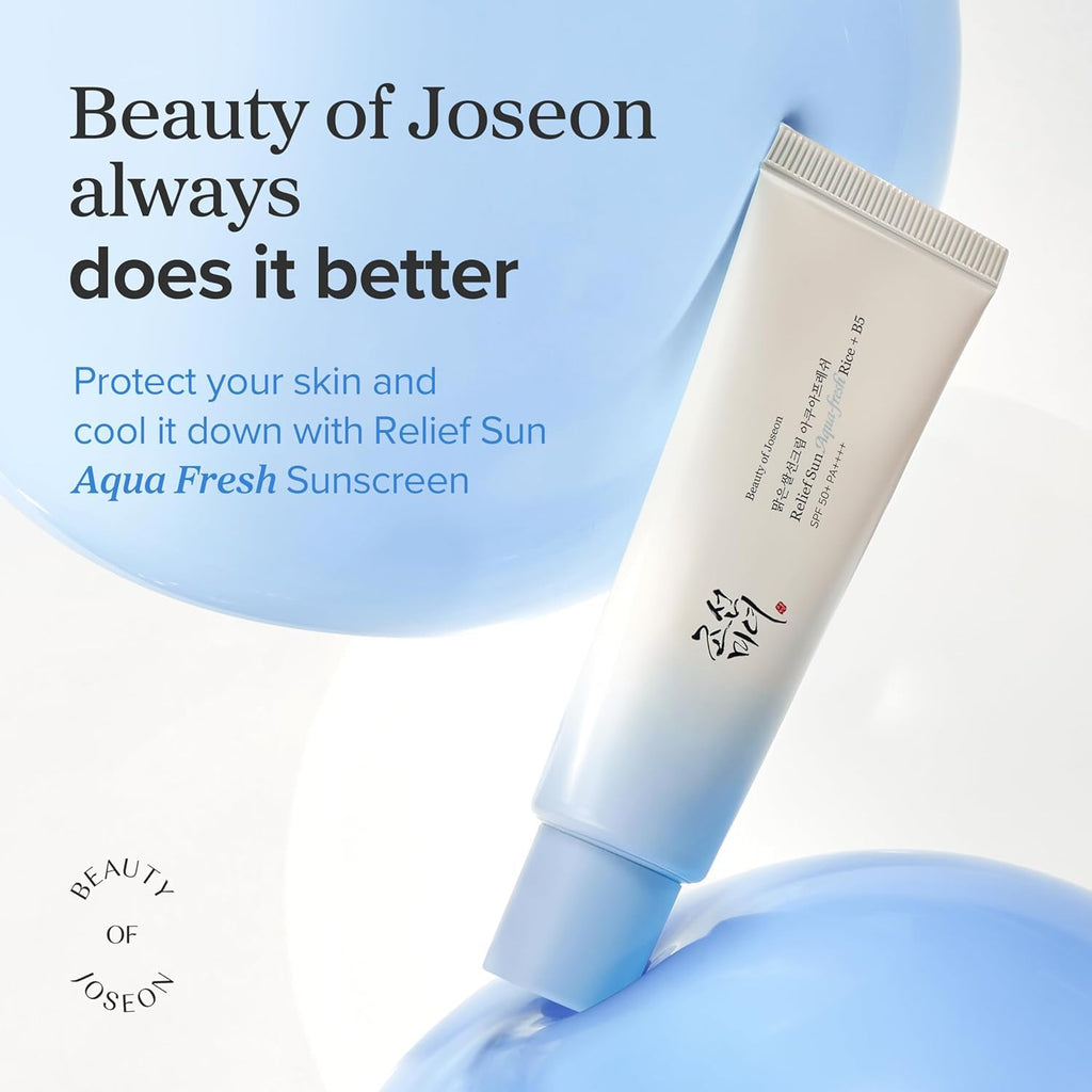 Beauty of Joseon Relief Sun Aqua Fresh Tanning Cream Rice + B5 SPF50 PA++++ 50 ml