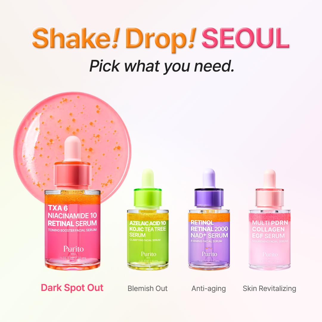 PURITO SEOUL TXA 6 Niacinamide 10 Retinal Serum 30 ml