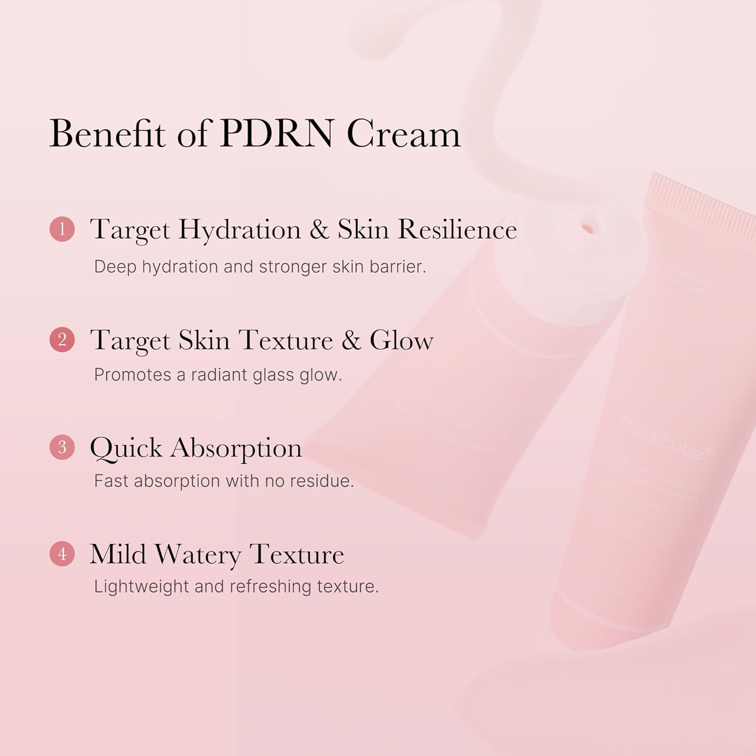 Medicube PDRN Pink Hyaluronic Cream Gesichtscreme 50 ml