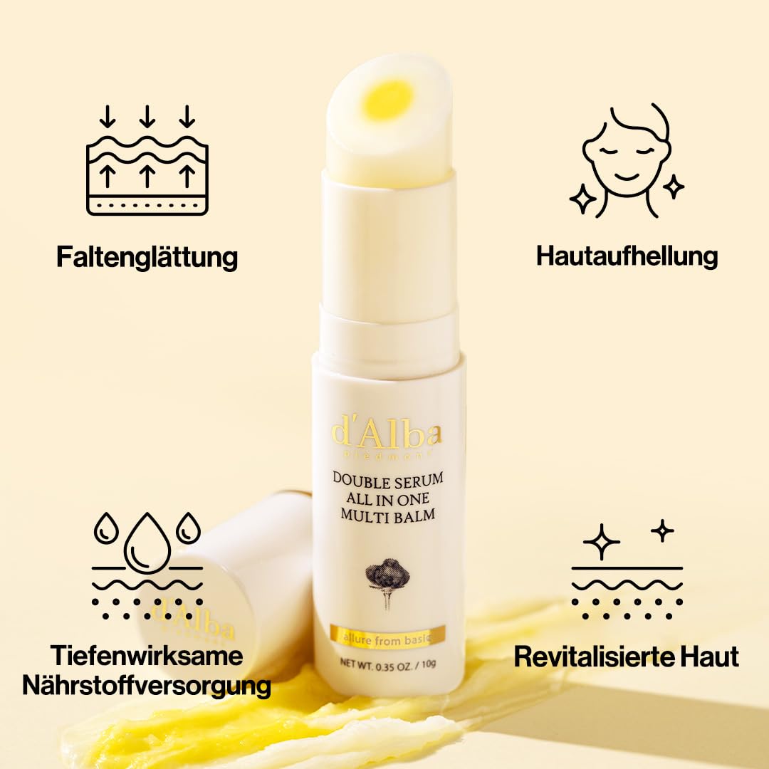 d'Alba White Truffle Double Serum Multi Balm – Pflegebalsam im Stick (10 g)
