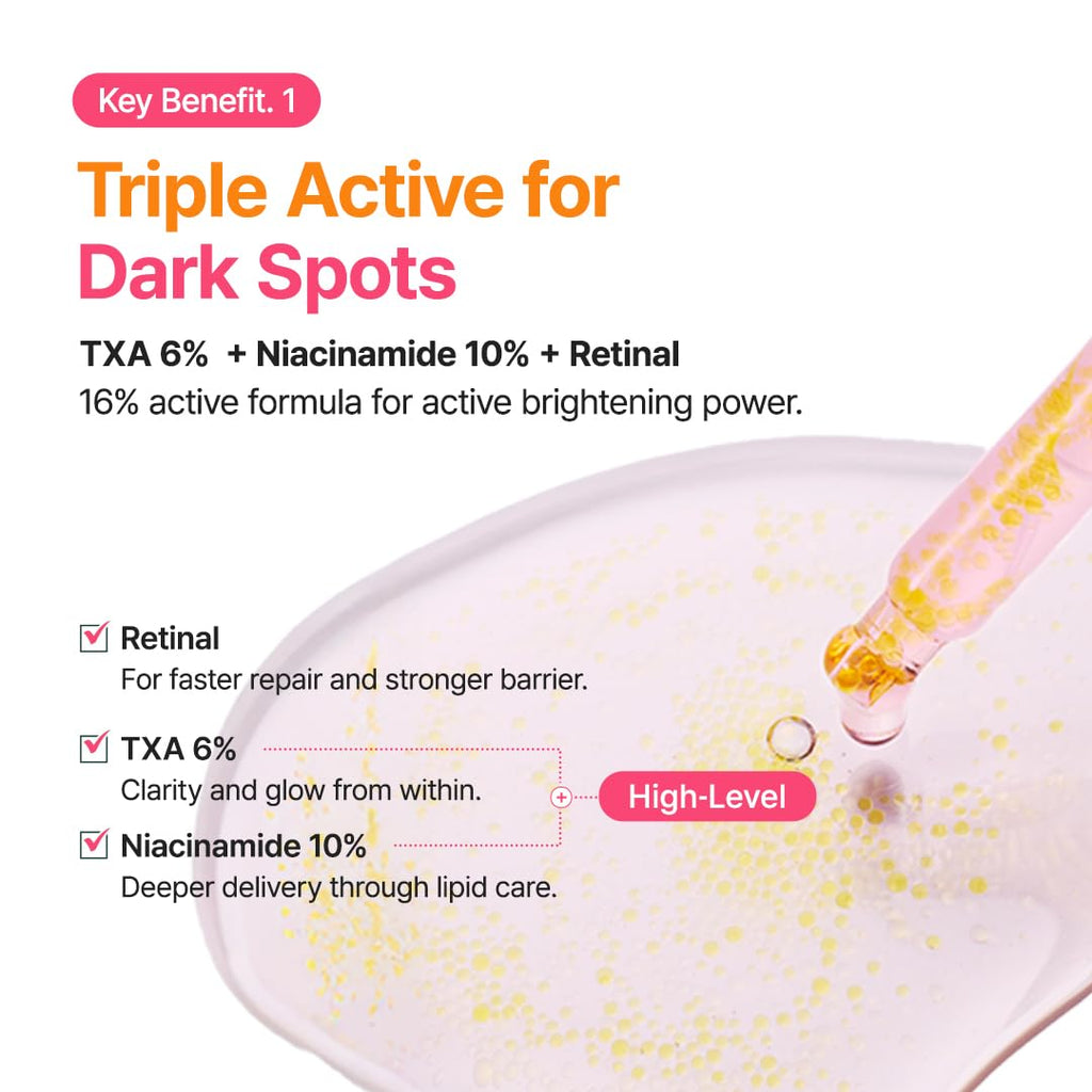 PURITO SEOUL TXA 6 Niacinamide 10 Retinal Serum 30 ml