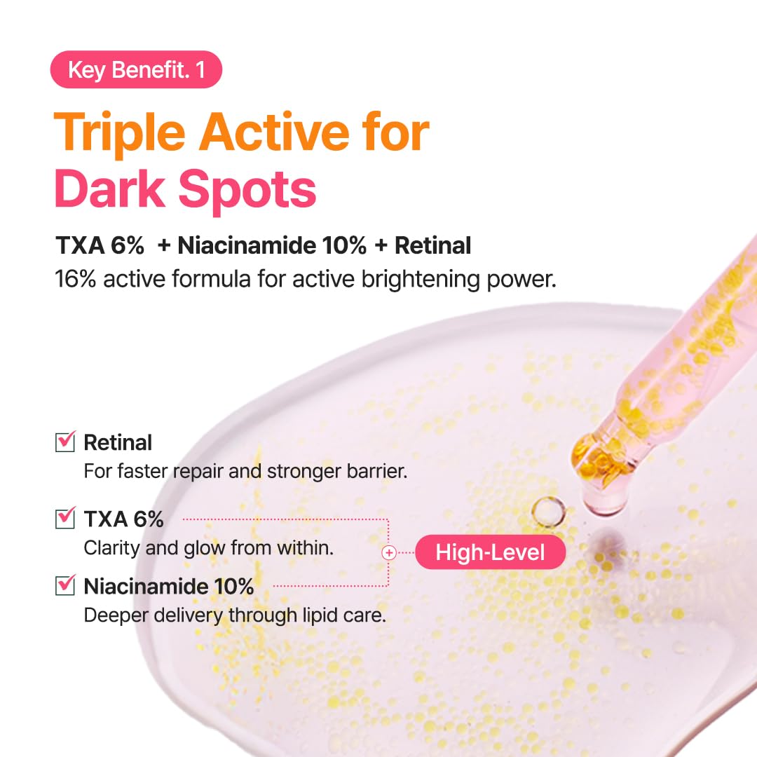 PURITO SEOUL TXA 6 Niacinamide 10 Retinal Serum 30 ml