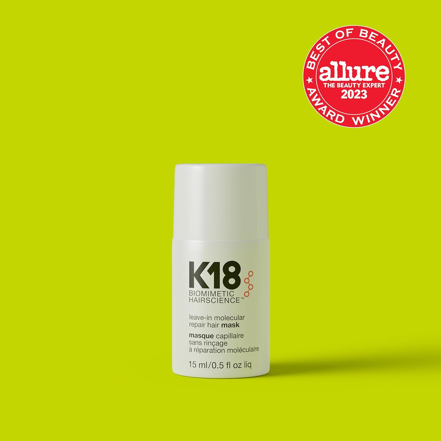 K18 Leave-In Repair Haarmaske, 15 ml, weiß