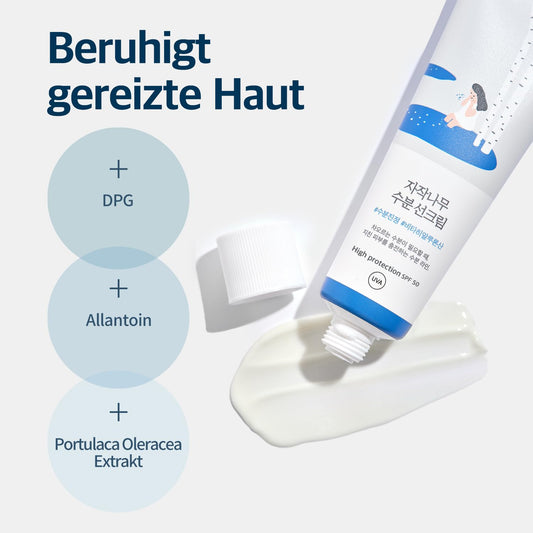 Round Lab Birch Juice Bräunungscreme Moisturizing Sun Cream SPF50+ PA++++ 50 ml