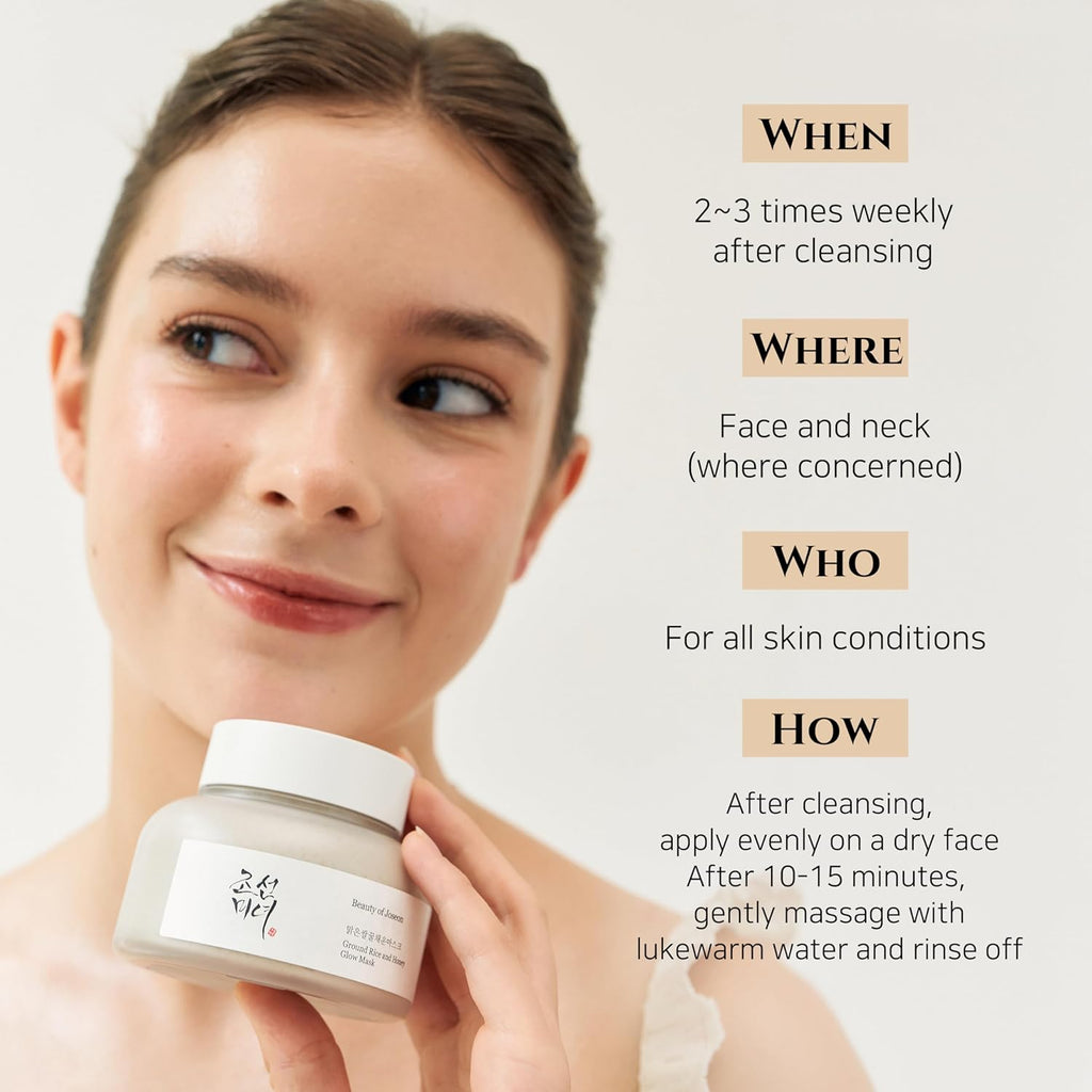 Beauty of Joseon Reis- und Honig-Glow-Maske 150ml