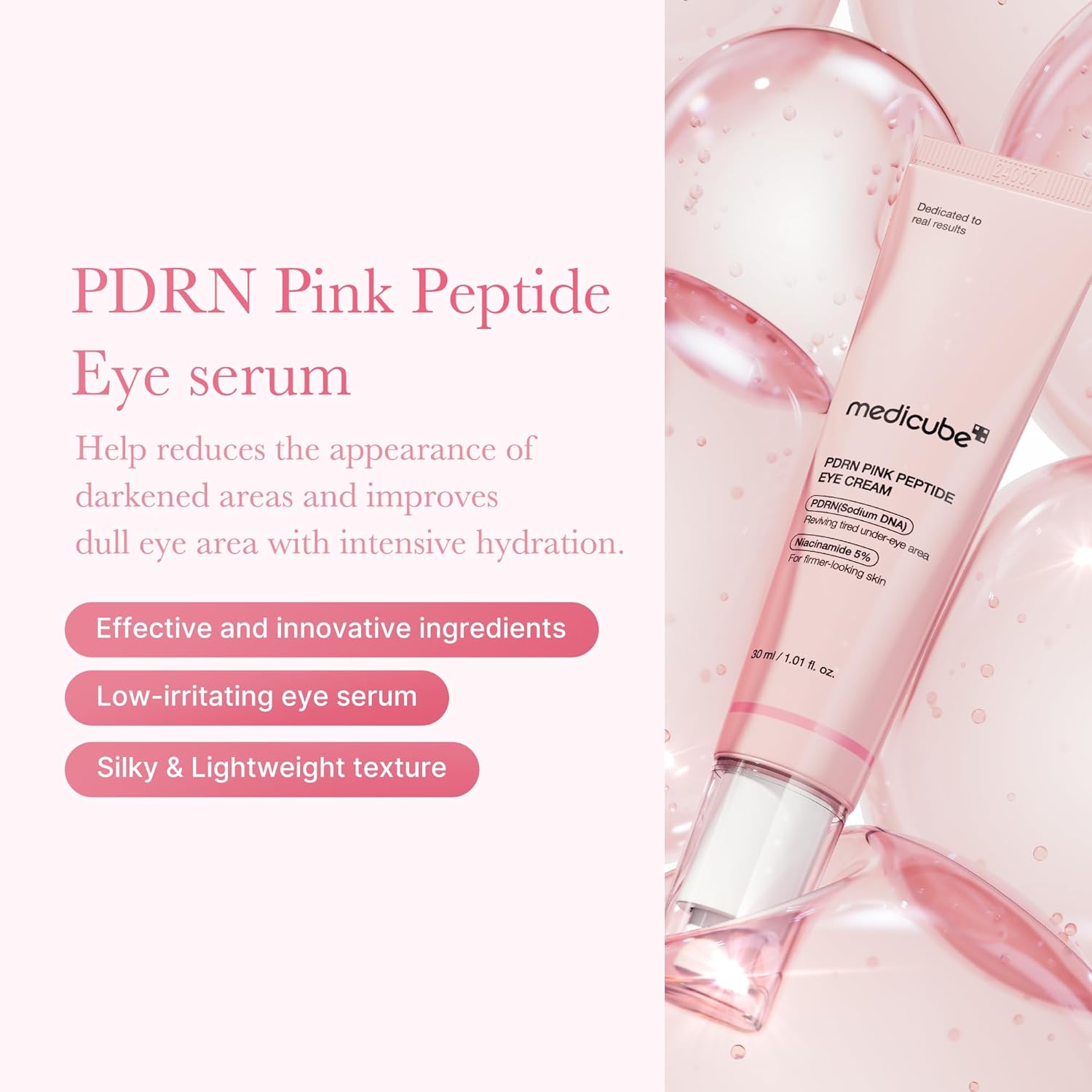 Medicube PDRN Pink Peptid-Augencreme, 30ml