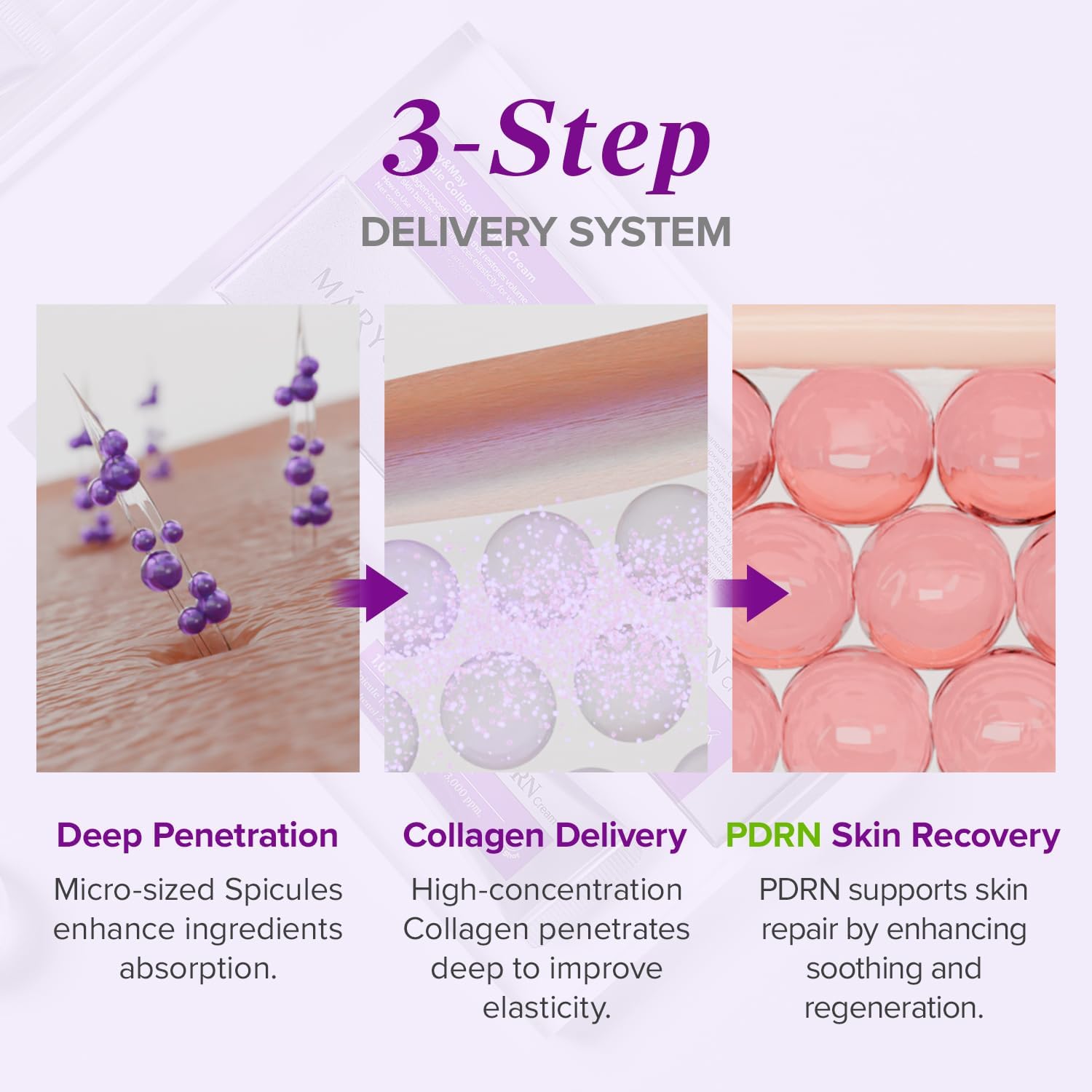 Mary & May Collagen PDRN Feuchtigkeitscreme 50 ml