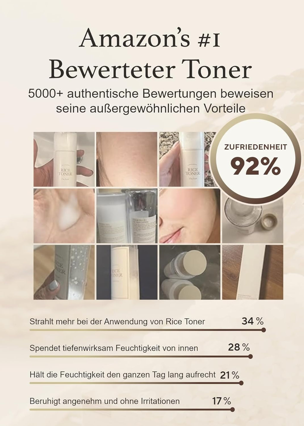 I'm From, Rice Toner, Reisgesichtswasser, 150 ml