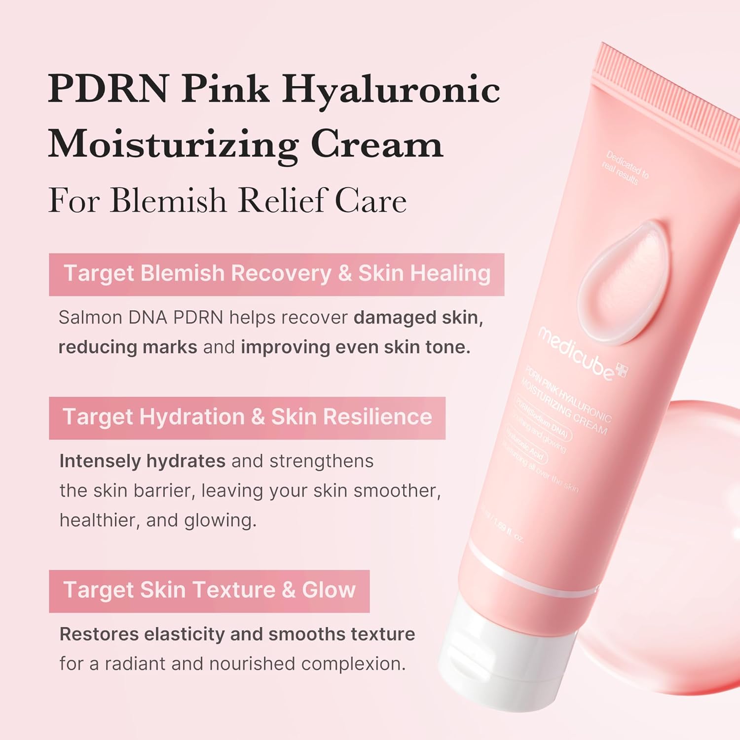 Medicube PDRN Pink Hyaluronic Cream Gesichtscreme 50 ml