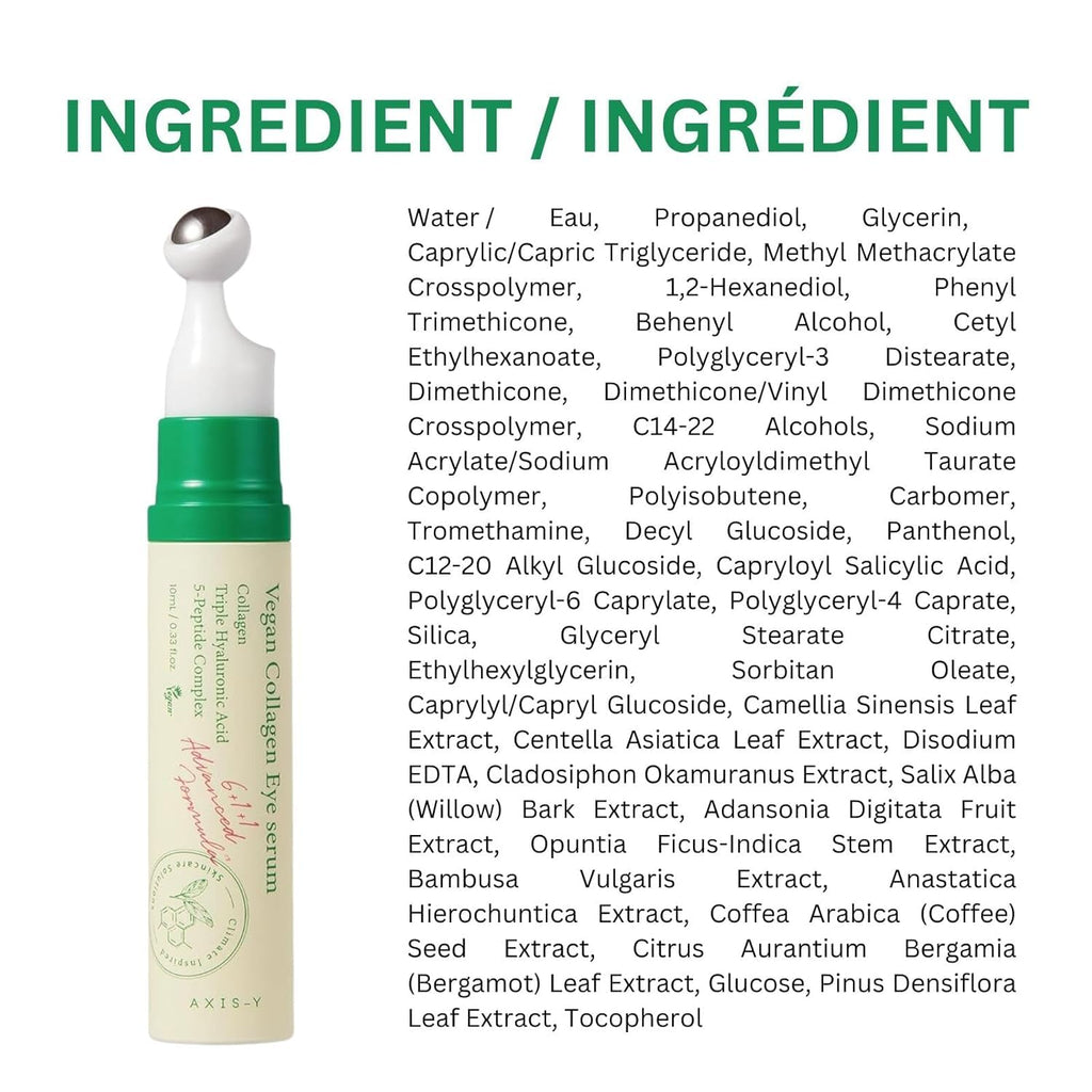 AXIS-Y Vegan Collagen Eye Serum 0.33 fl.