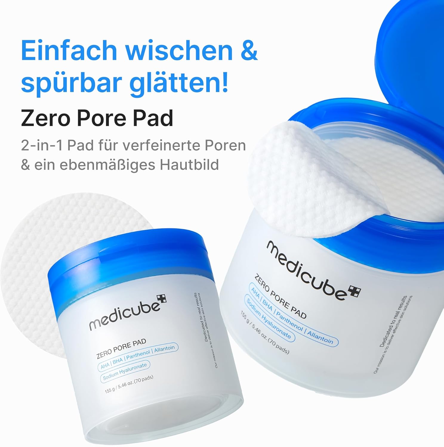 Medicube – Zero Pore Pad 2.0 - 70 Stück