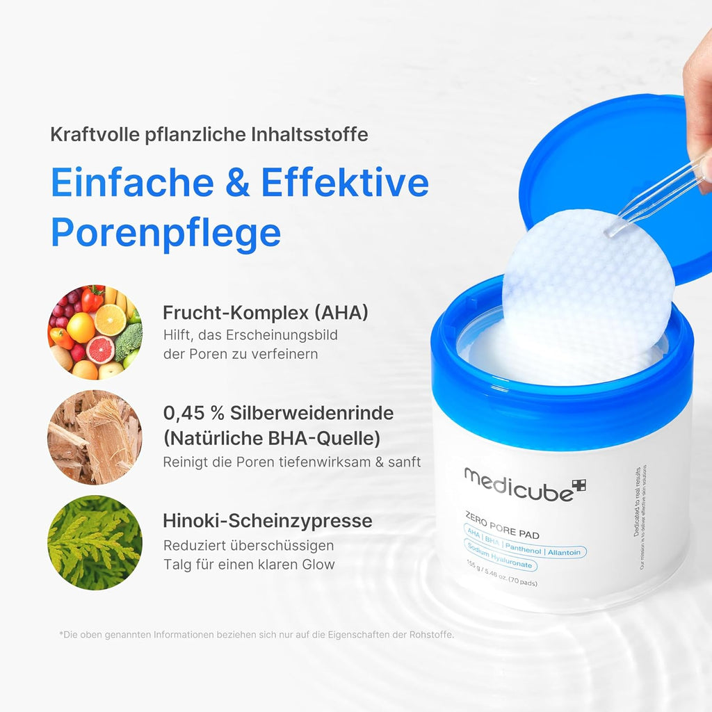 Medicube – Zero Pore Pad 2.0 - 70 Stück