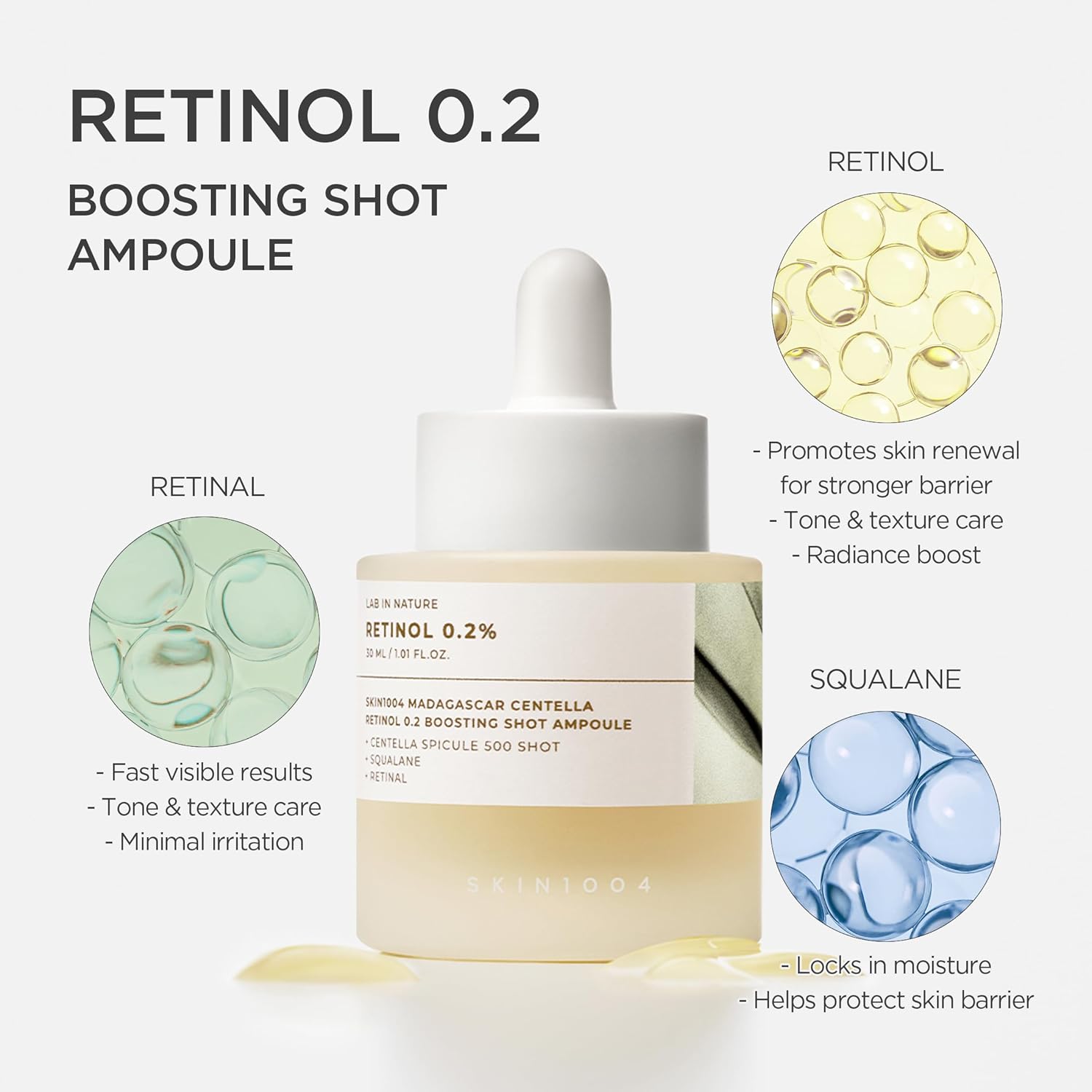 SKIN1004 Retinol Centella Ampoule Serum 30 ml