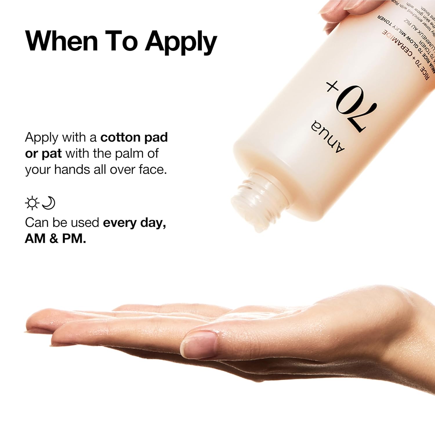 ANUA Rice 70 Glow Milky Toner, 250 ml