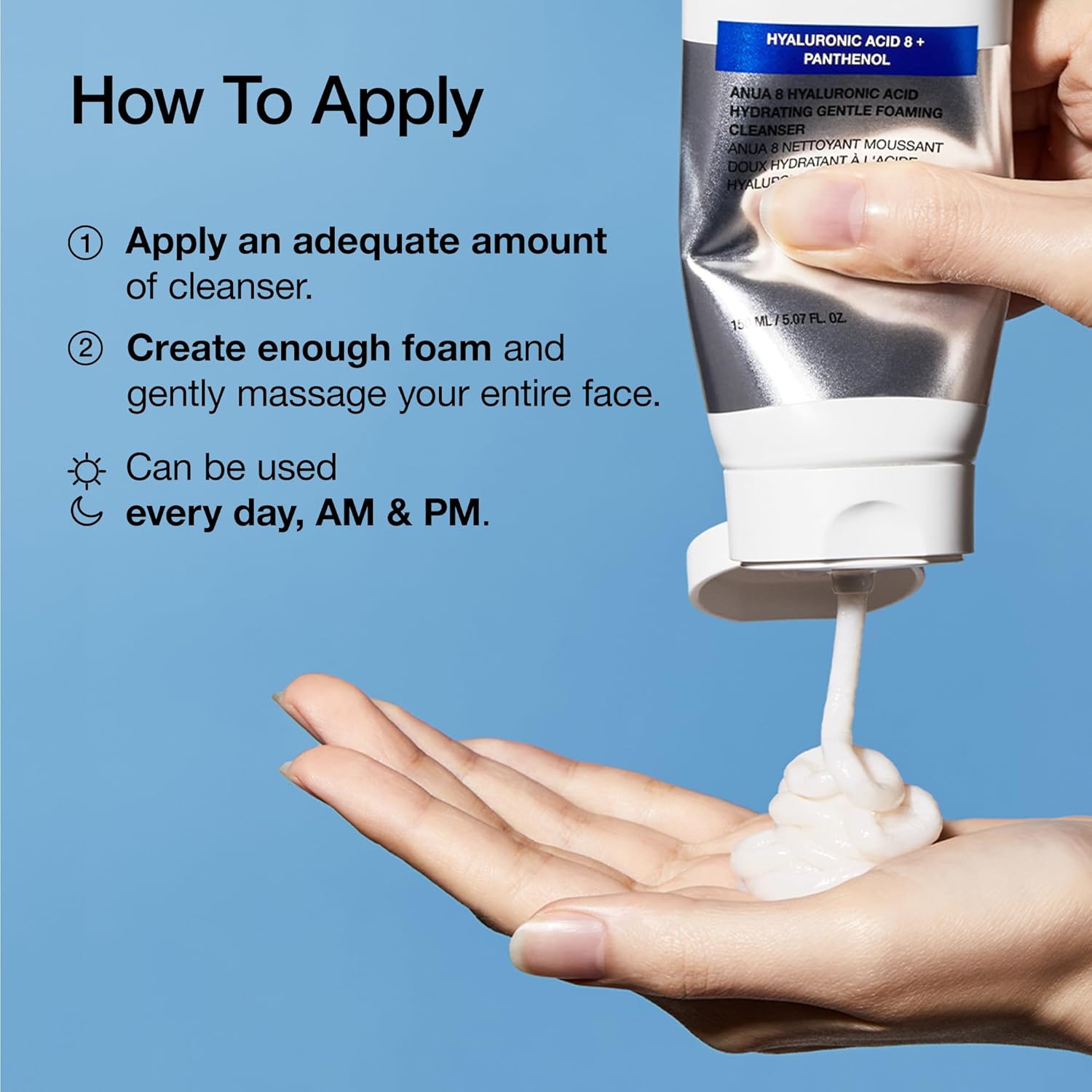 ANUA Hydrating Gentle Foaming Cleanser 150 ml