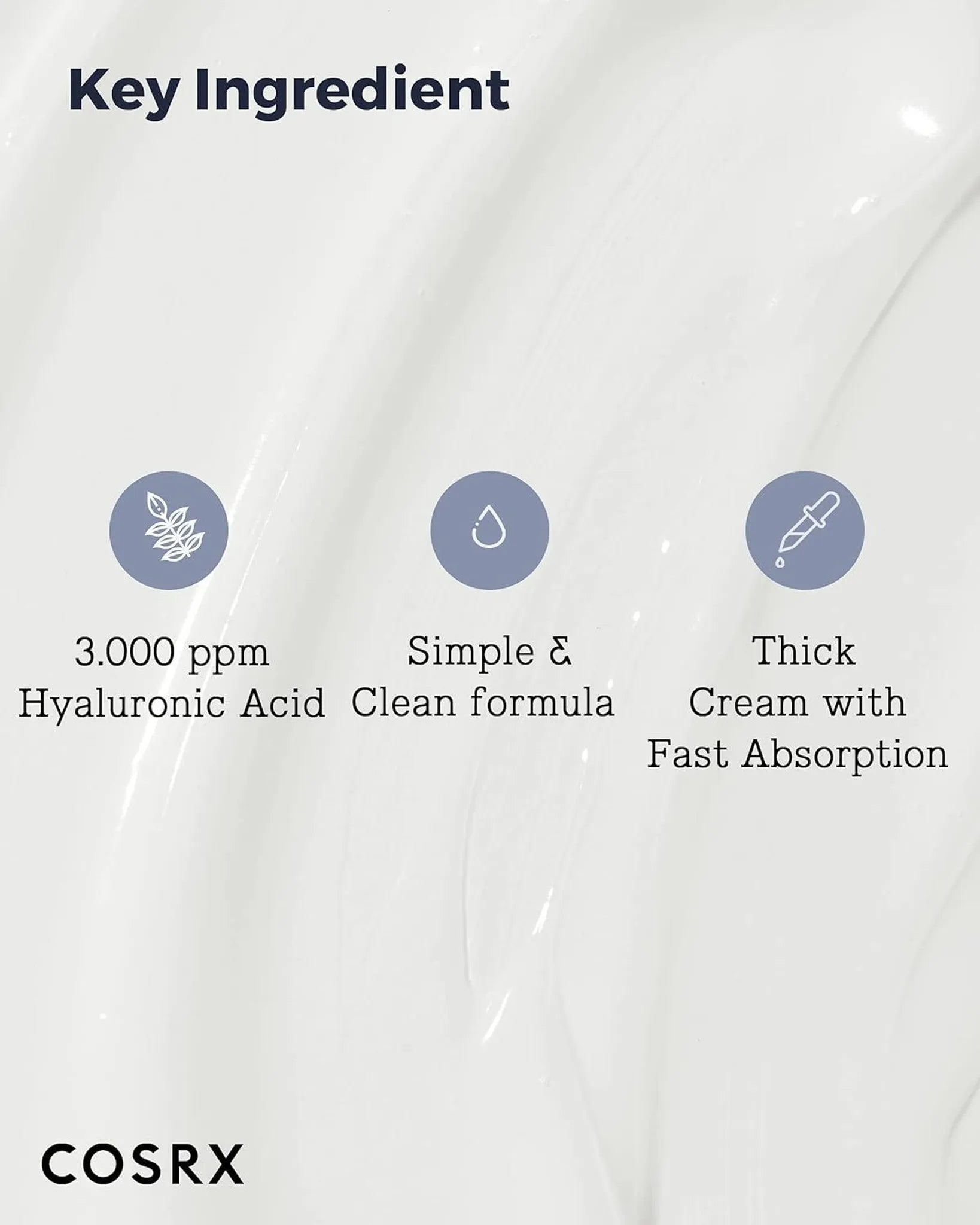 COSRX Hyaluronic Acid Intensive Cream 100ml – Moisturizing face cream with hyaluronic acid