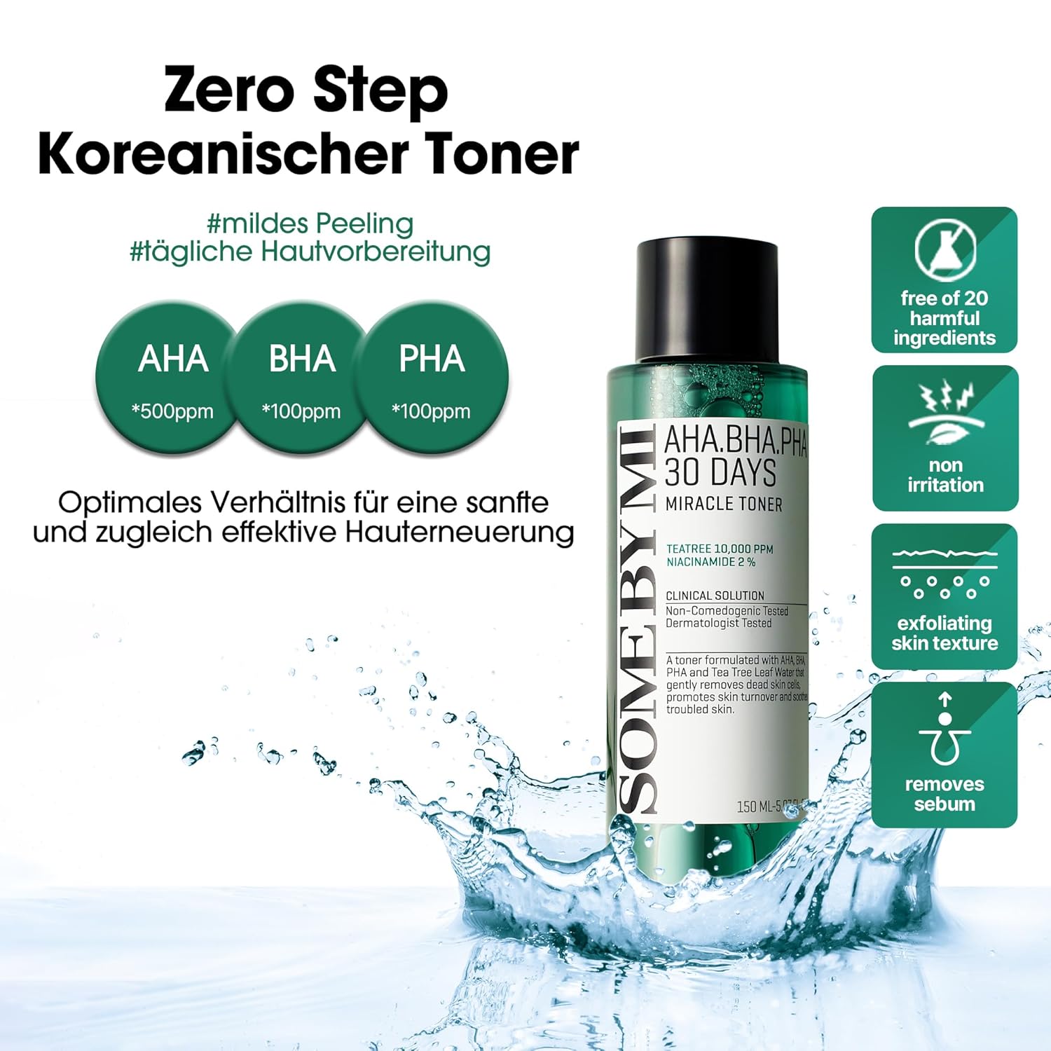 SOME BY MI AHA BHA PHA 30 Days Miracle Toner – 150ml