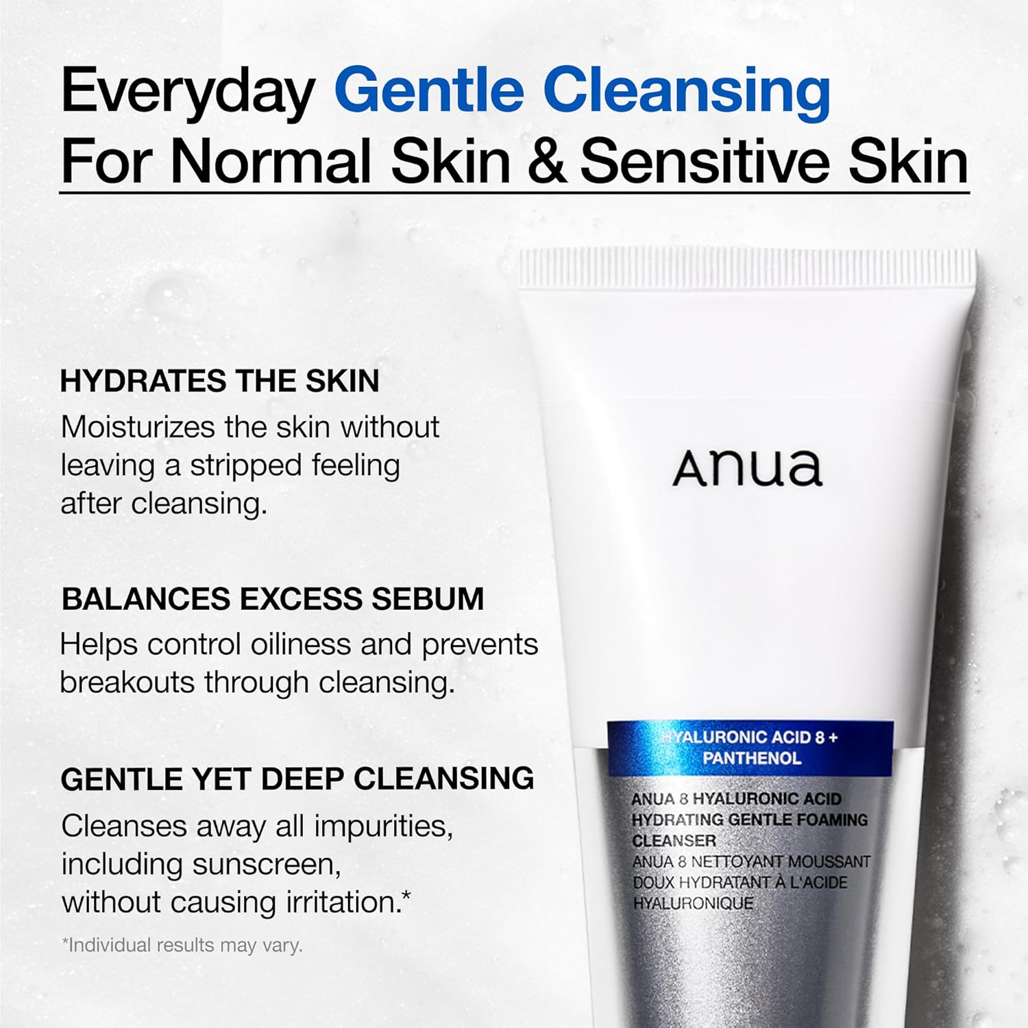 ANUA Hydrating Gentle Foaming Cleanser 150 ml