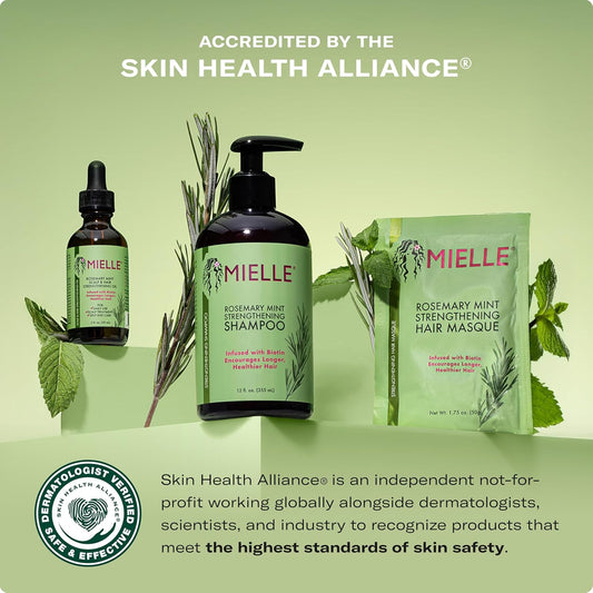 Mielle Organics Mielle Rosemary Mint Kopfhaut- und Haarstärkungsöl für gesundes Haarwachstum, 2 oz 59 ml