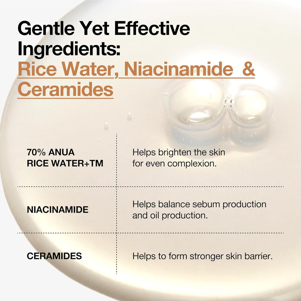 ANUA Rice 70 Glow Milky Toner, 250 ml