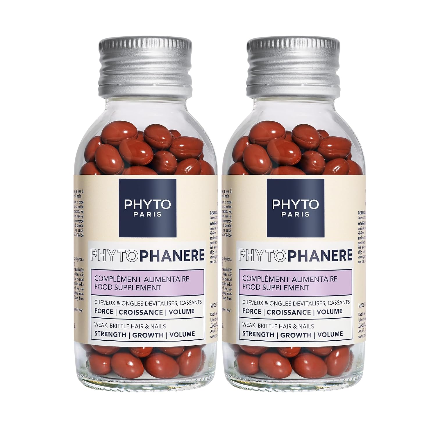 Phyto Phytophanère Nahrungsergänzung für Haare & Nägel 2 × 120 Kapseln