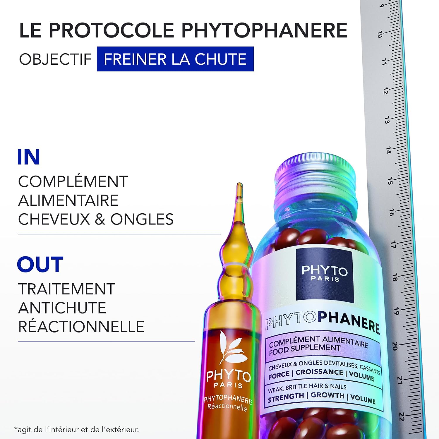 Phyto Phytophanère Nahrungsergänzung für Haare & Nägel 2 × 120 Kapseln