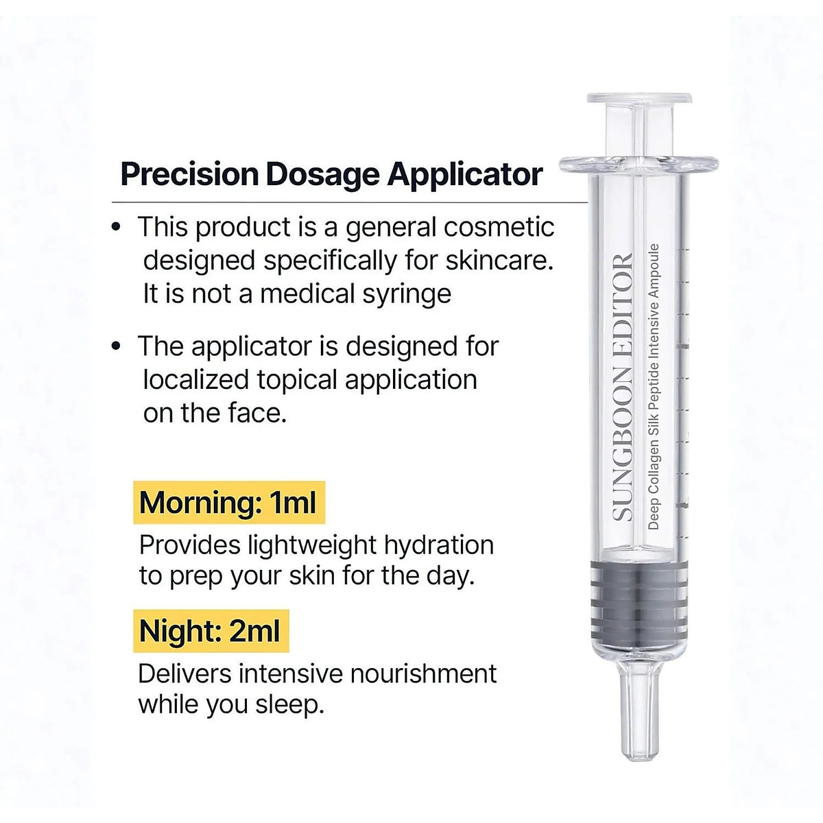 SUNGBOON EDITOR Deep Collagen Silk Peptide EGF Ampoule 40 ml